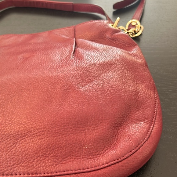 Michael Kors Bedford Luggage Leather Large Convertible Shoulder Bag - Cinnabar - Picture 5 of 11